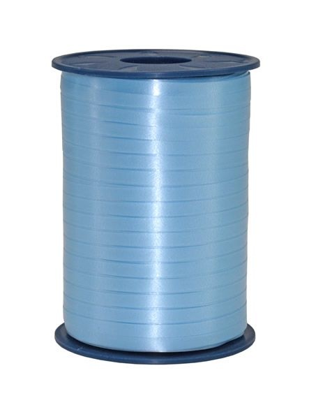 Krullint - licht blauw - 5 mm x 500m en in 10 mm x 250 m