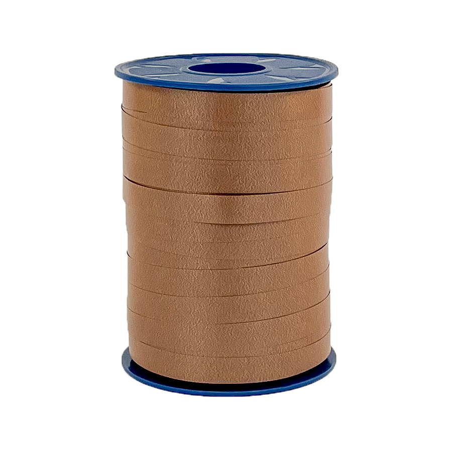 Curling ribbon - copper - 5 mm x 500 m and in 10 mm x 250 m