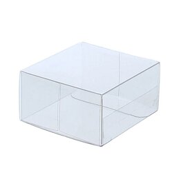 Transparent Schachtel mit Deckel - 60*60*30mm