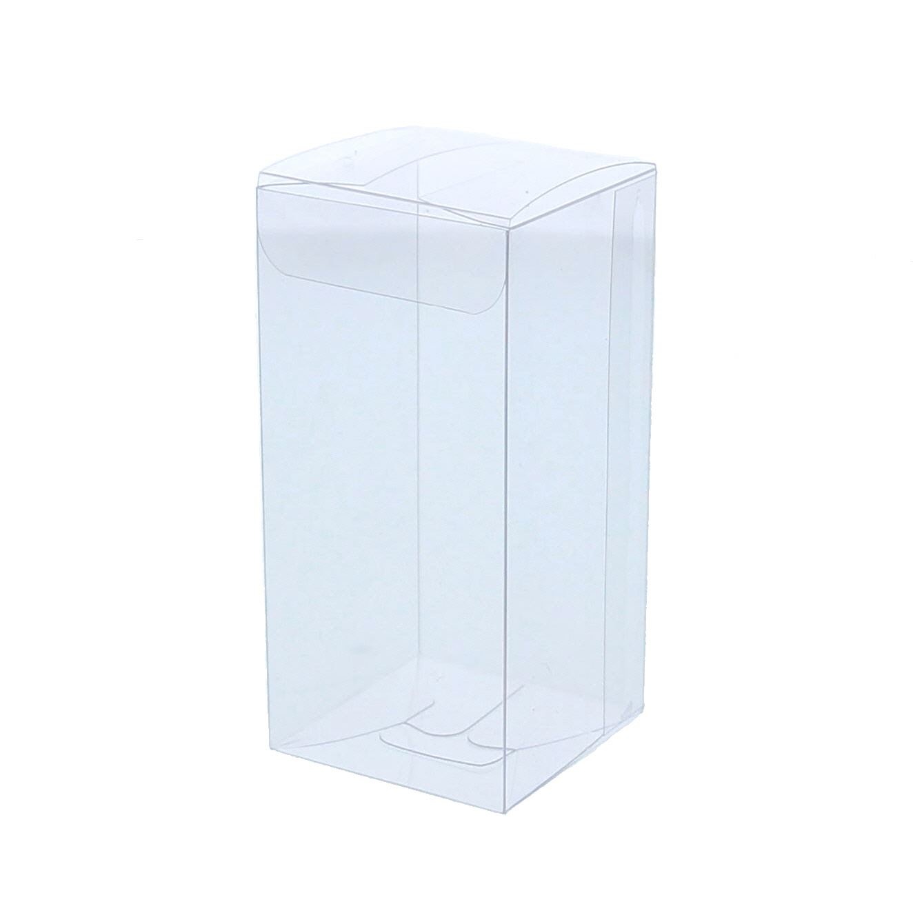 Caja transparente con tapa - 50*50*105mm - Pralibon