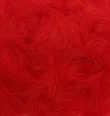 Feathers Red - about 400 pieces per bag