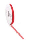 Organza ribbon without wire - red - 50mtr/7mm