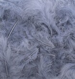 Federn Grau– etwa 400 Stück pro Beutel