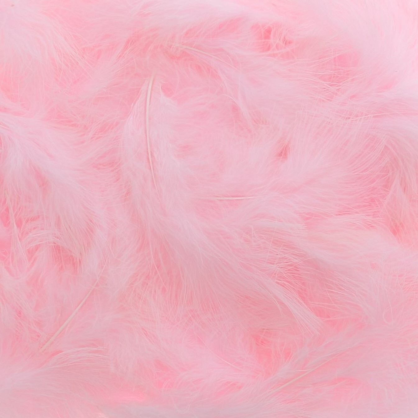 Plumes Rose clair -  environ 400 pièces par sachet