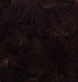 Feathers Chestnut brown - about 400 pieces per bag