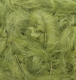 Plumes Vert printanier  -  environ 400 pièces par sachet