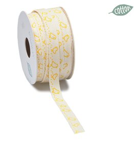 CHICK ribbon cream with yellow