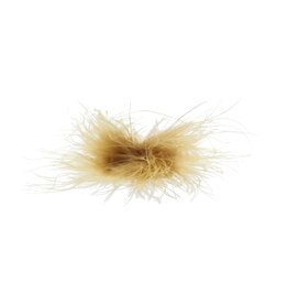 Feathers Pompom with self-adhesive sticker Gold
