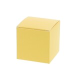 Boîte cube Jaune mat - 50*50*50mm -100 pièces