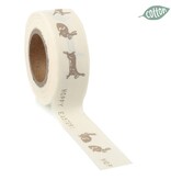 HOPPY EASTER lint taupe - 30 mm*10 m