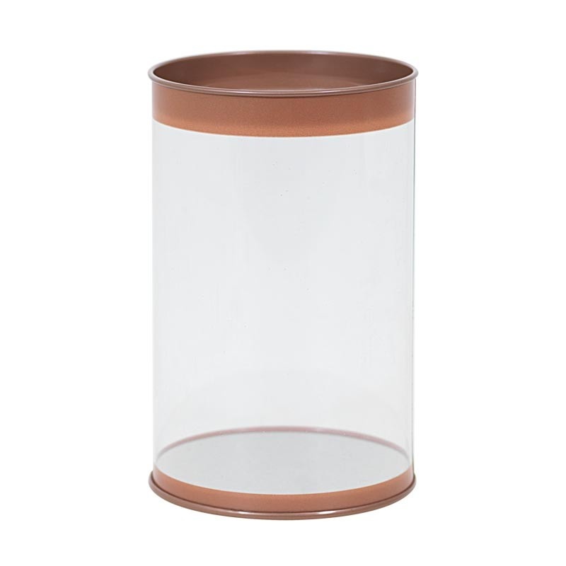 Tube with gold-pink metal lid - 24 pieces