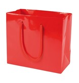 Glänzende Tasche (rot) - 100 Stück