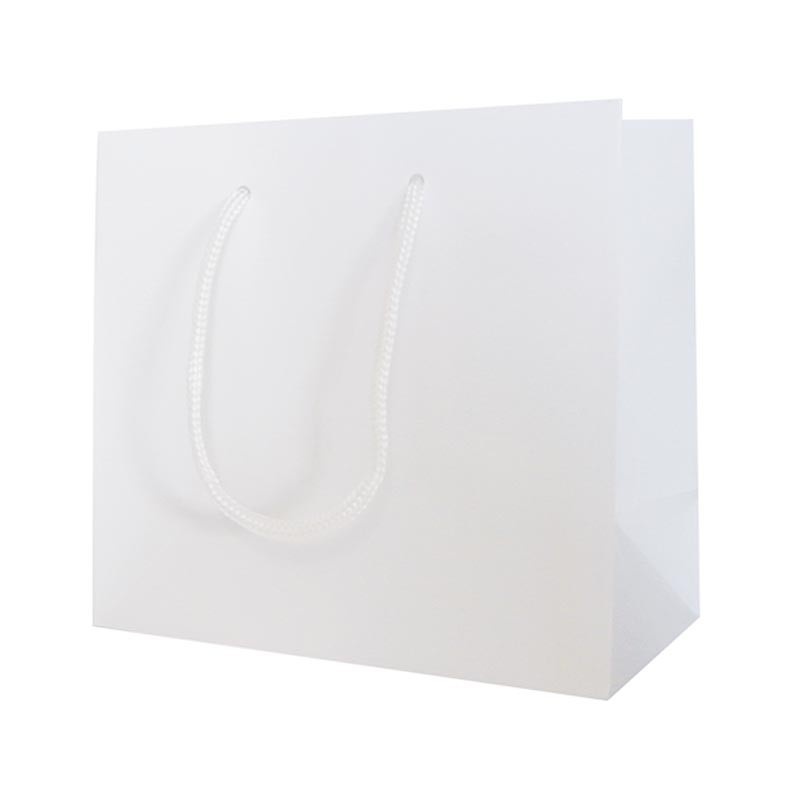 Matte Tasche (weiß) - 100 Stück