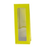 Zakje met venster (groen) - 50 stuks