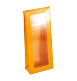 Sachet avec fenêtre (orange) - 50 pièces