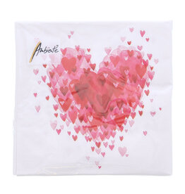 Serviette Heart of hearts  33 cm x 33 cm