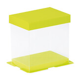 Calisto Boîte transparente horizontale (vert) - 50 pièces