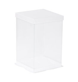 Calisto Boîte transparente verticale (blanc)