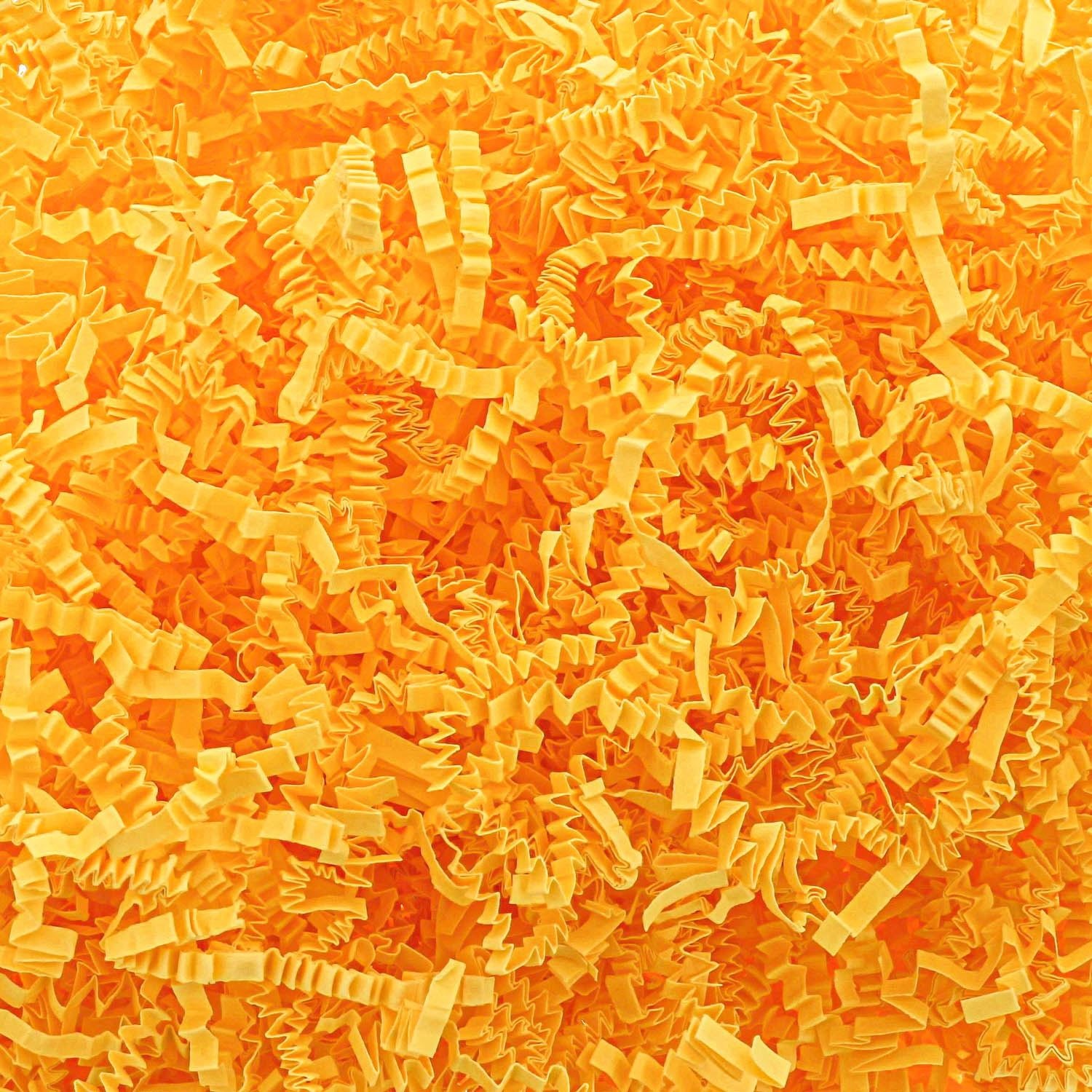 Matériau de remplissage papier zigzag grésillant - jaune - 2 mm - 1,2 kg par boîte