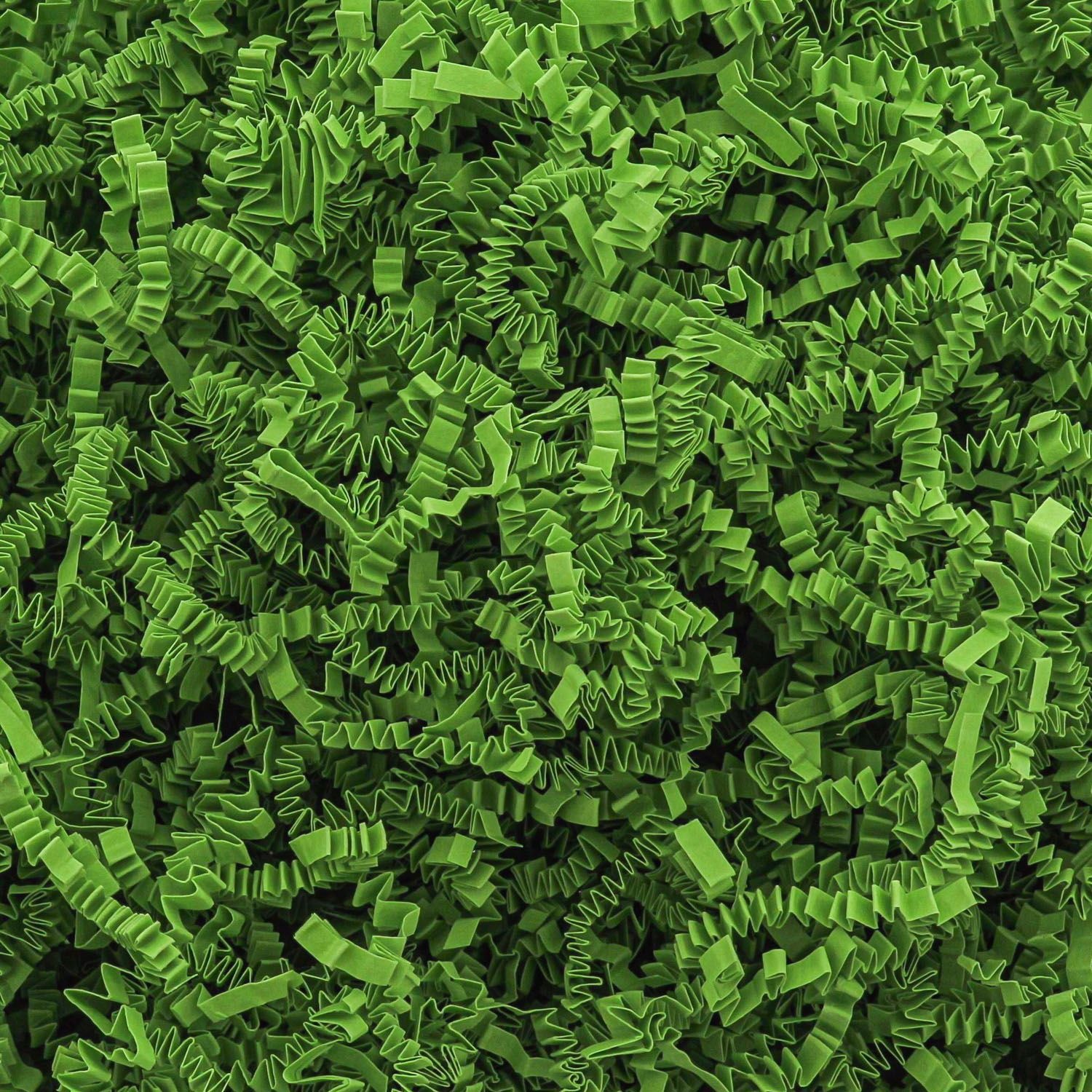 Filling material paper zigzag sizzle - green