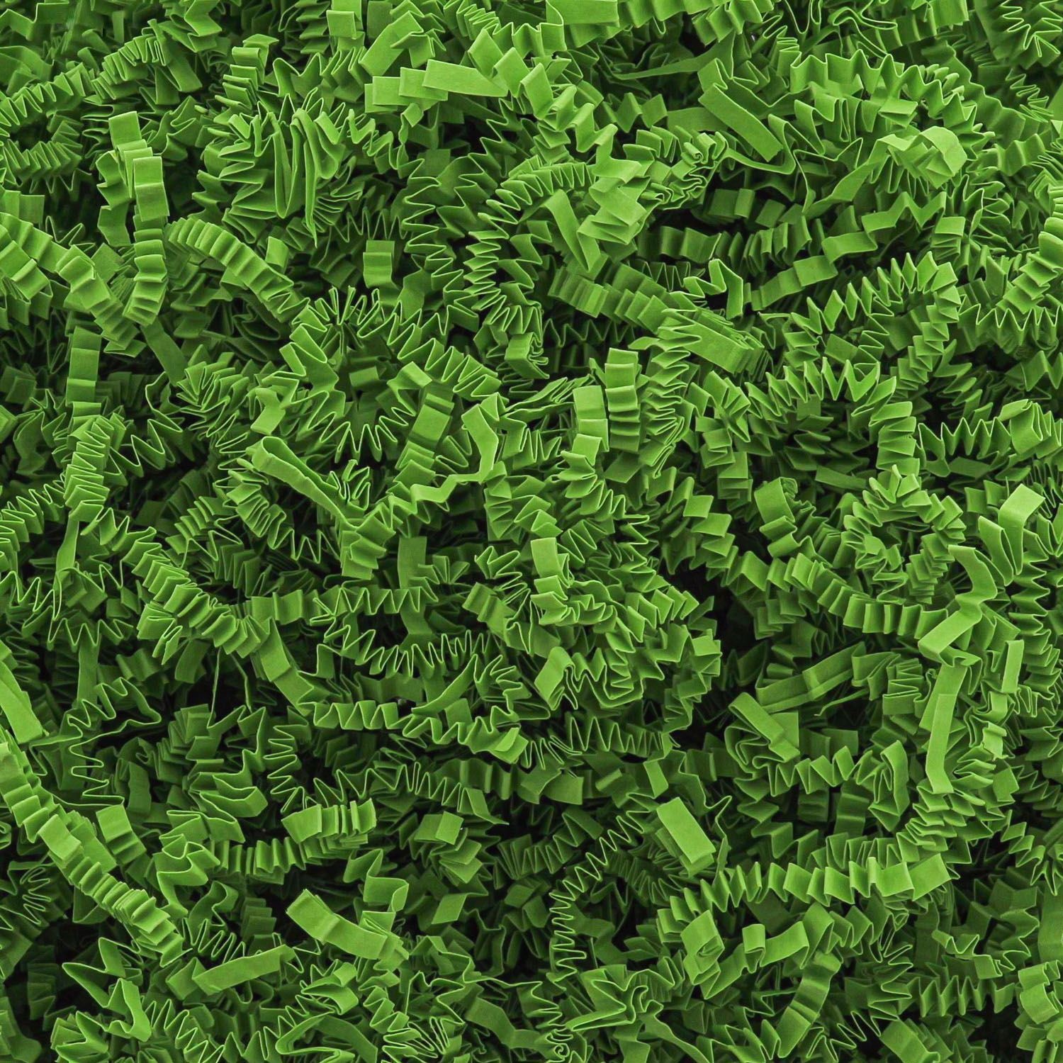 Opvulmateriaal papier zigzag sizzle - groen - 2mm - 1,2 kg per doos