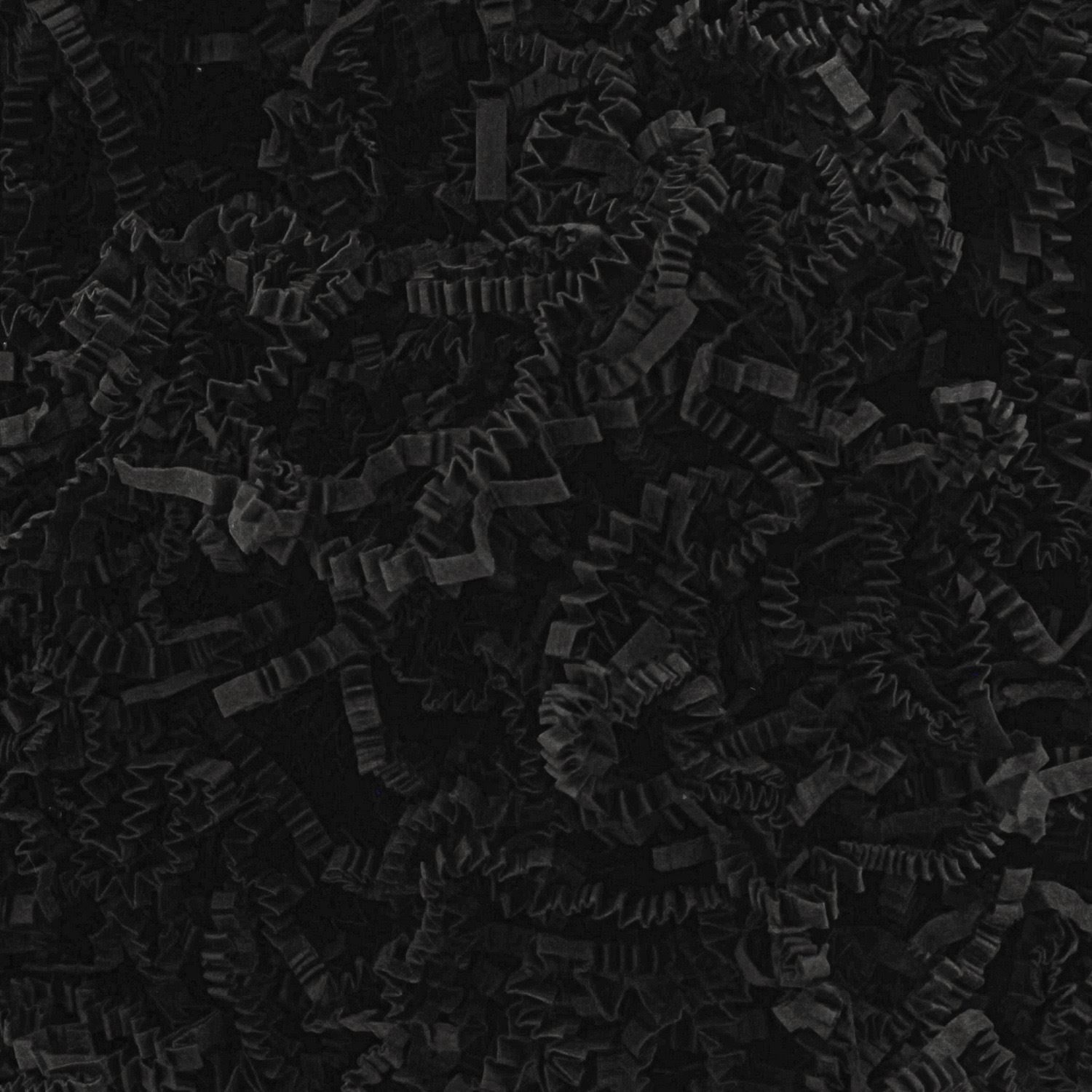 Matériau de remplissage papier zigzag grésillant - noir - 2 mm - 1,2 kg par boîte