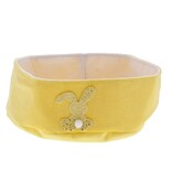 Panier bas "Glimpy" Lapin - jaune - 200*200*65 mm - 6 pièces