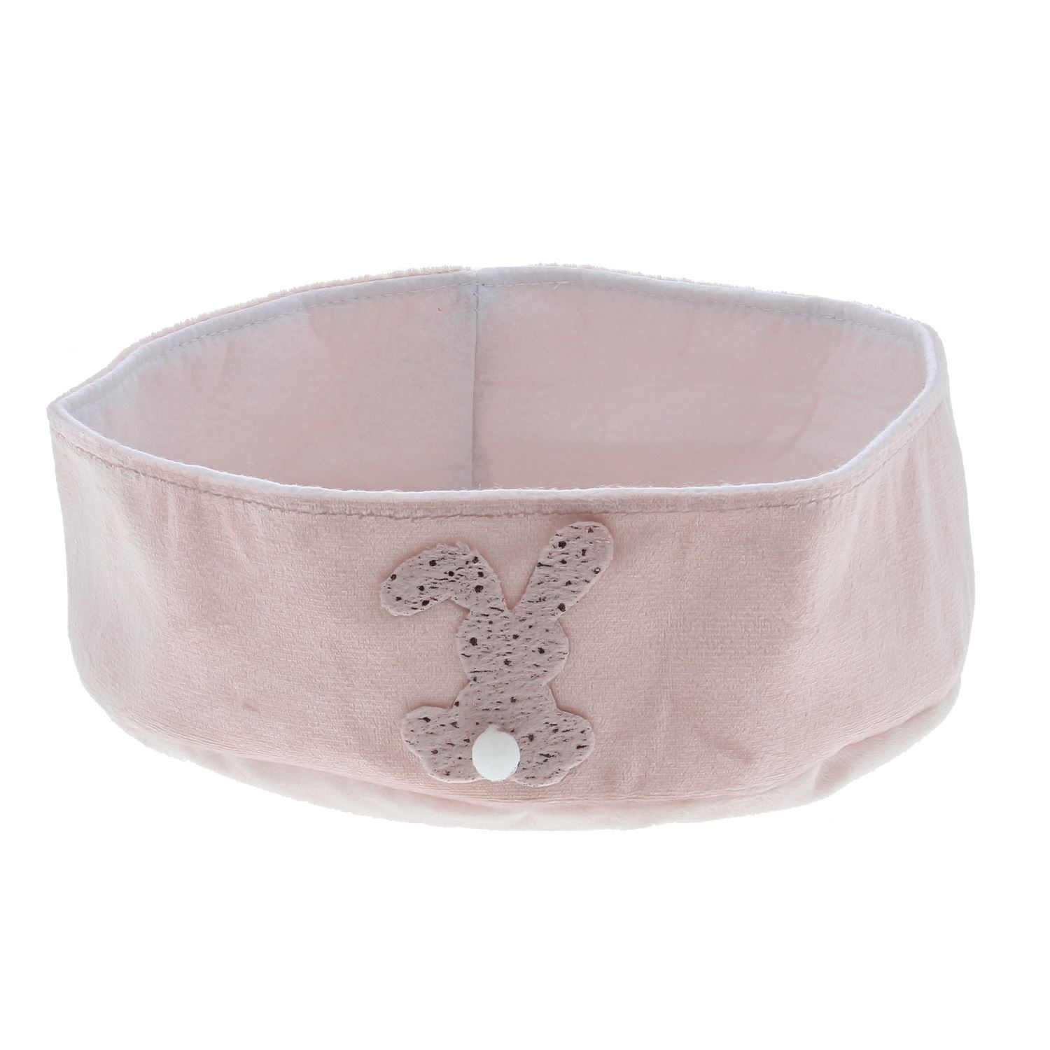 Rabbit "Glimpy" basket low - pink - 200*200*65 mm - 6 pieces