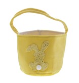 Rabbit "Glimpy" basket with handle high - yellow - 120*120*110 mm - 6 pieces