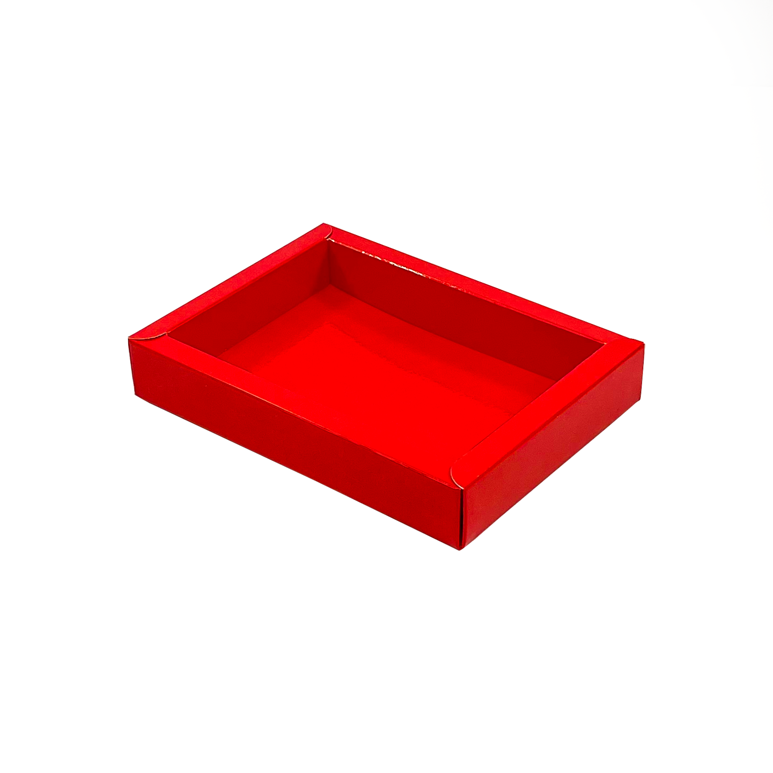 GK1 Letterdoosje met transparant deksel (rood) - 130*90*27mm - 145 stuks