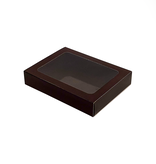 GK1 Window box with sleeve (dark brown) - 130*90*27mm - 90 pieces