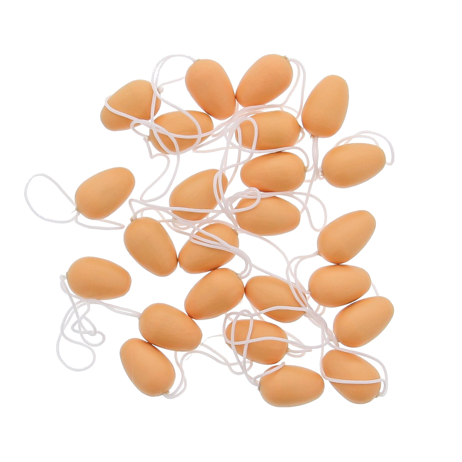 Hängeei aus Holz - dunkelgelb - 15*15*80mm - 144 Stück