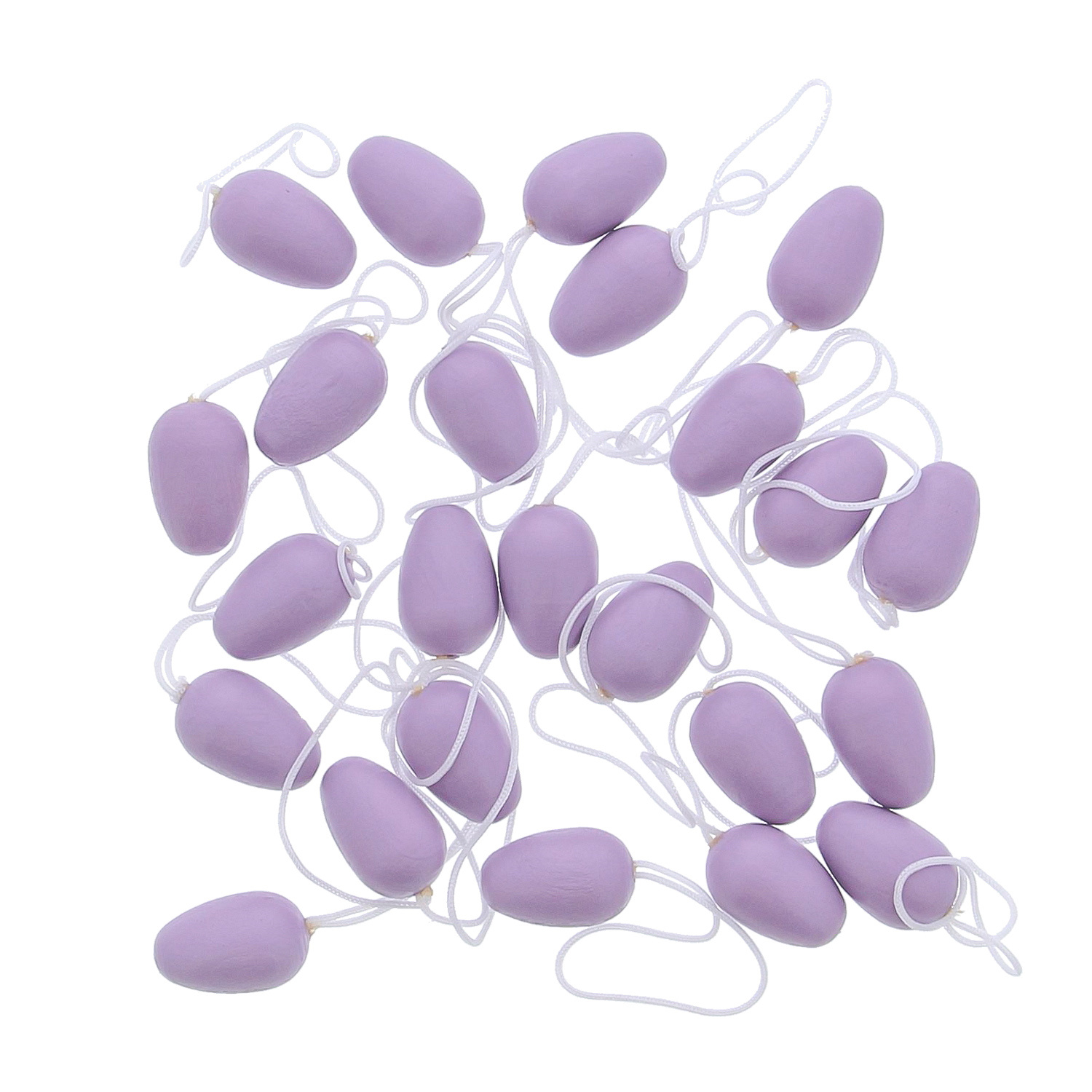 Oeuf suspendu en bois -  lilas - 15*15*80mm - 144 pièces