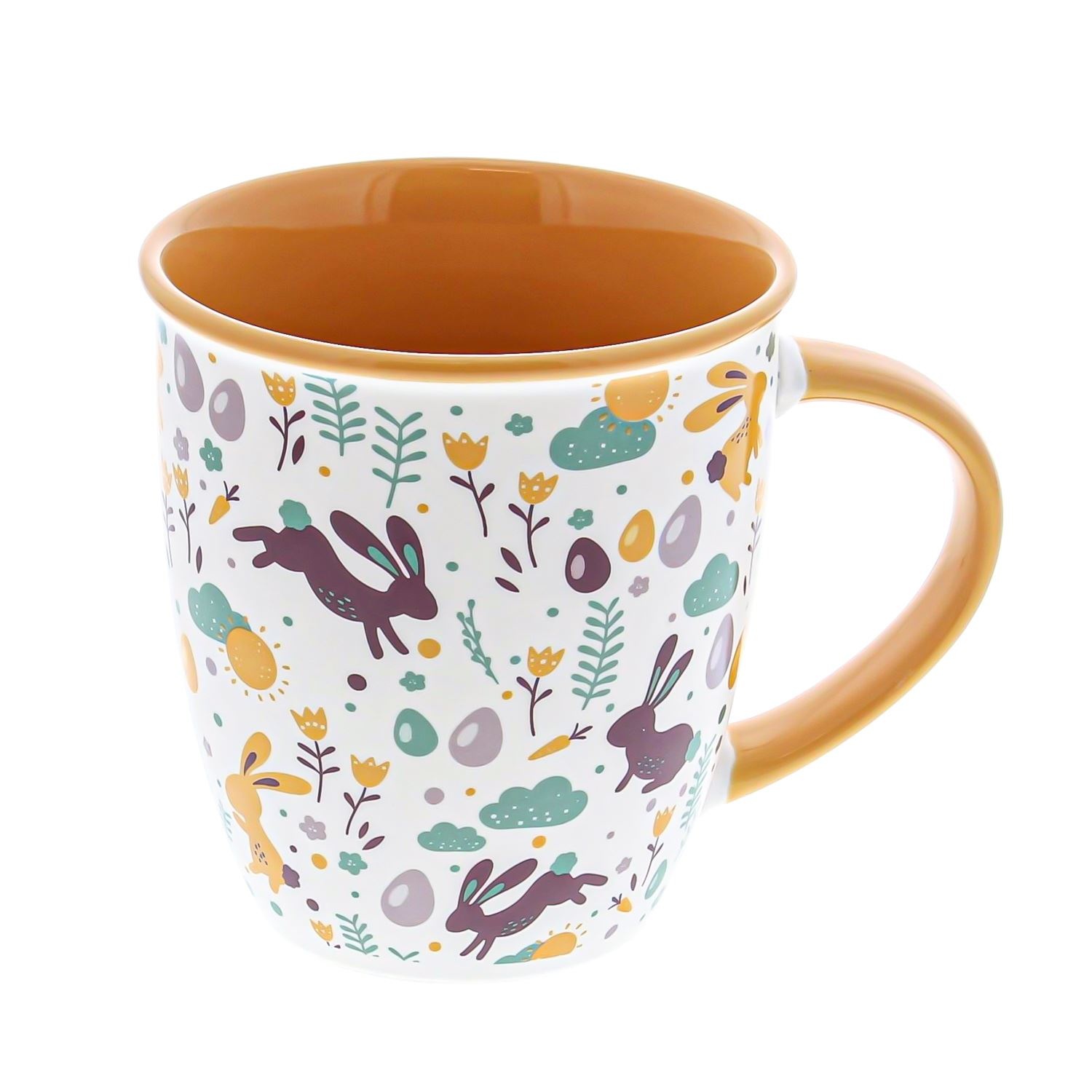 Tasse Bunny"Pompom" - 125*90*100 mm  - 12 stuks