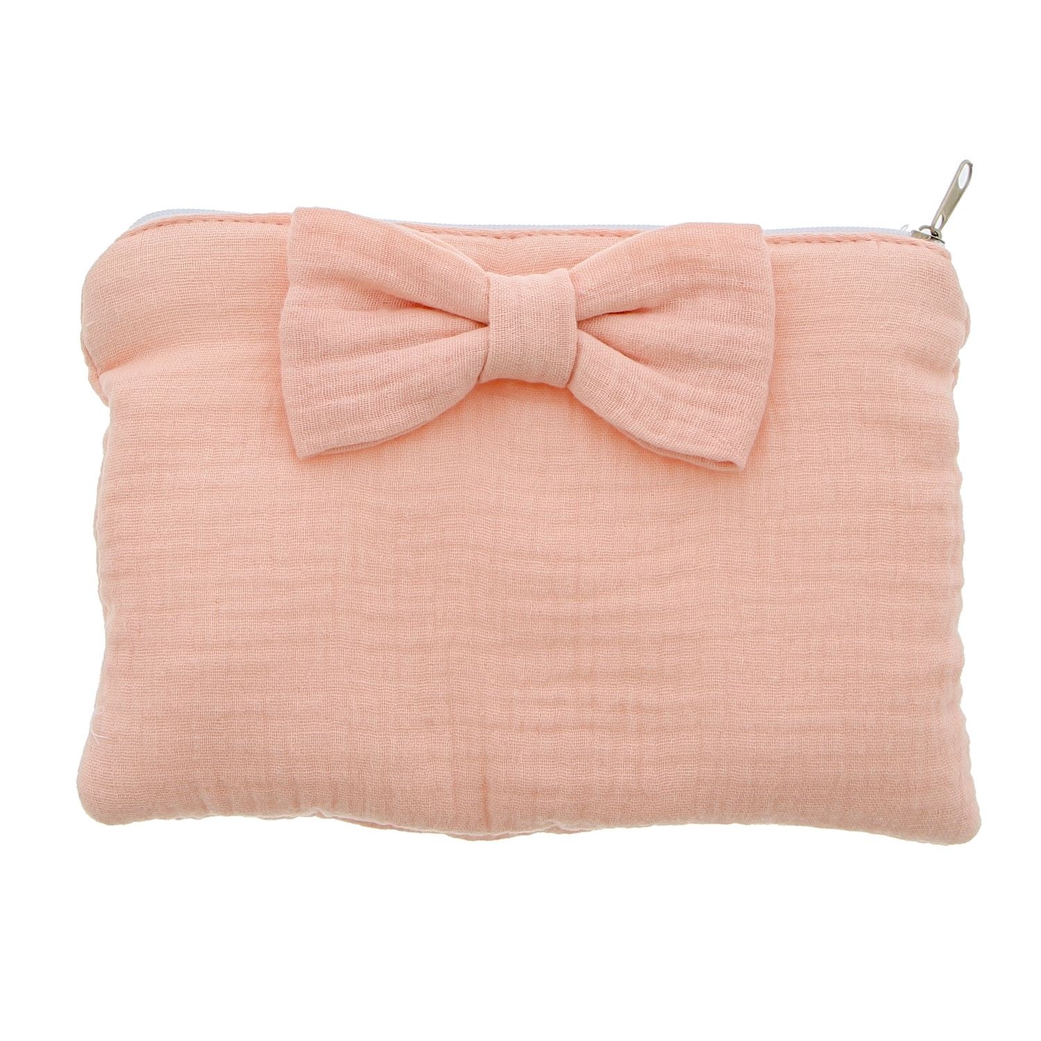 "Tetra" bag with bow - peach - 190*35*135 mm - 4 pieces