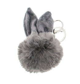 Rabbit "Pluche" keychain - anthracite