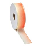 Ombré lint - Oranje geel - 25mm*20m