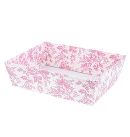 Mand "Toile" fuchsia -  9 cm