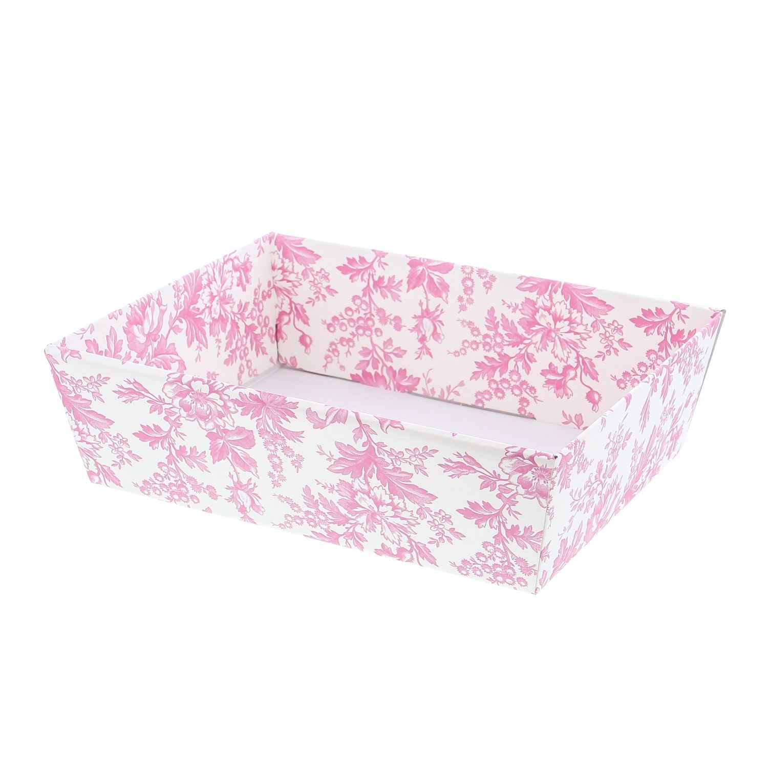 Basket "Toile" fuchsia - 440*345*115mm - 10 pieces