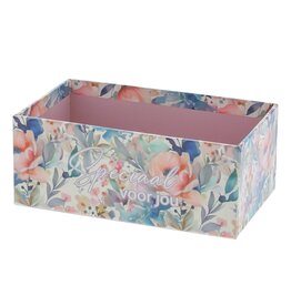 Plateau rectangulaire "Fleuri" spécialement pour vous