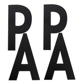 Pancarte PAPA separate Buchstaben – 2 Sätze mit je 4 Buchstaben