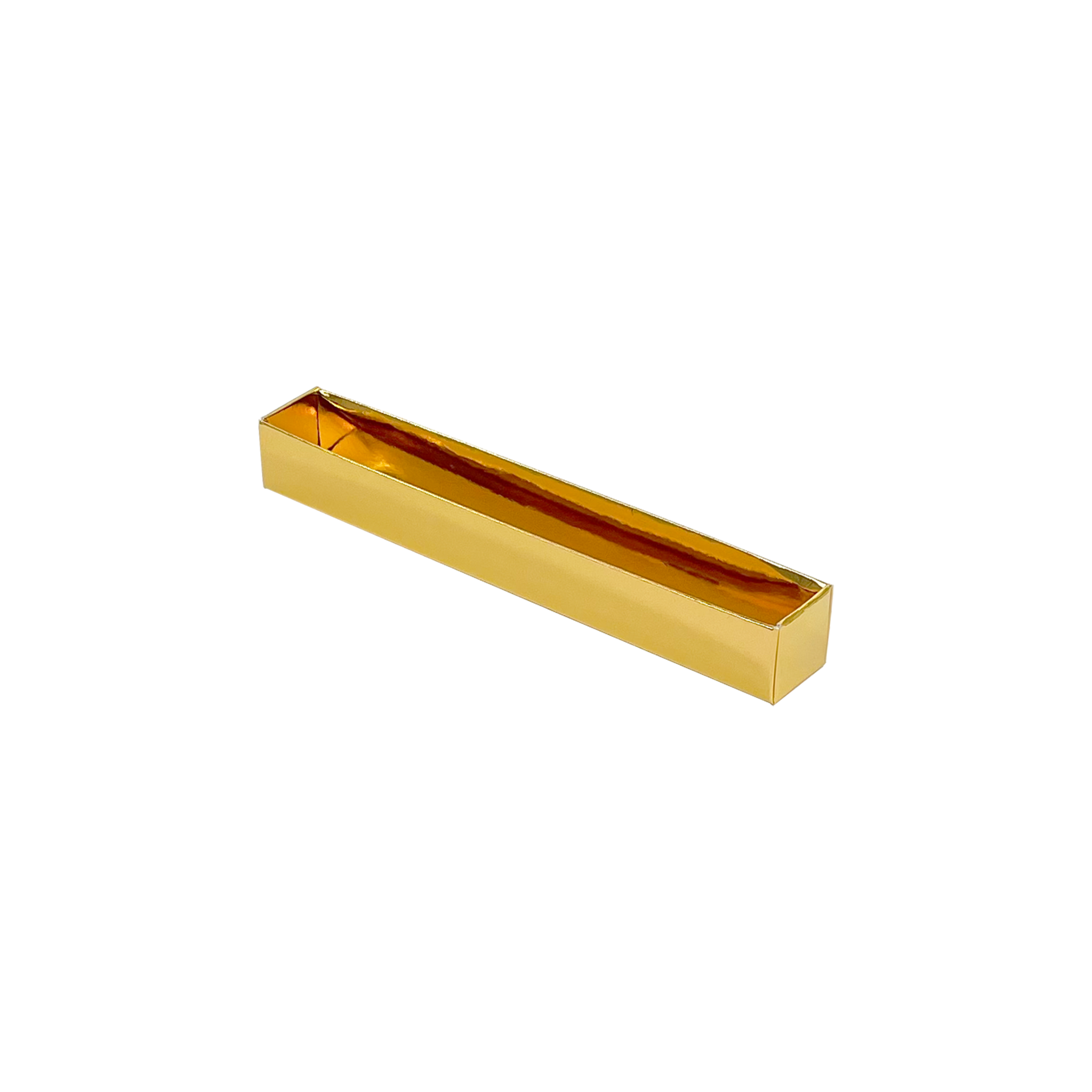 Trüffelstangen Gold mit Transparanten Deckel - 225*30*30mm - 40 Stück