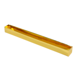 Trüffelstangen Gold mit Transparanten Deckel - 339*30*30mm - 40 Stück