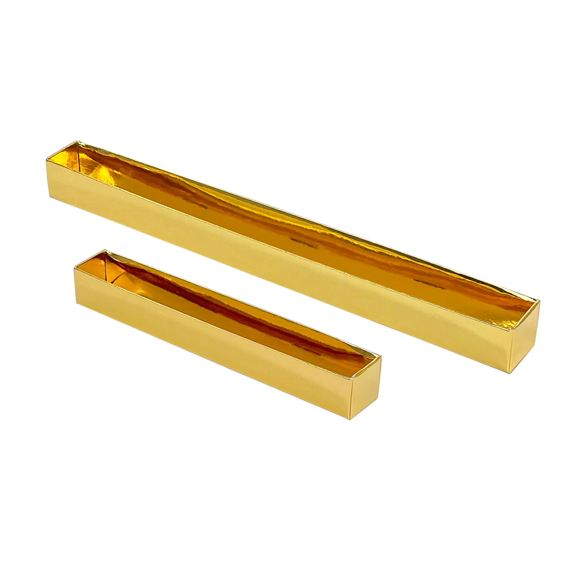 Truffeldoosjes Glanzend Goud met transparant deksel - 339*30*30mm - 40 stuks