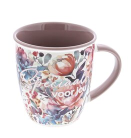 "Flowery" speziell für Sie Tasse Dutch