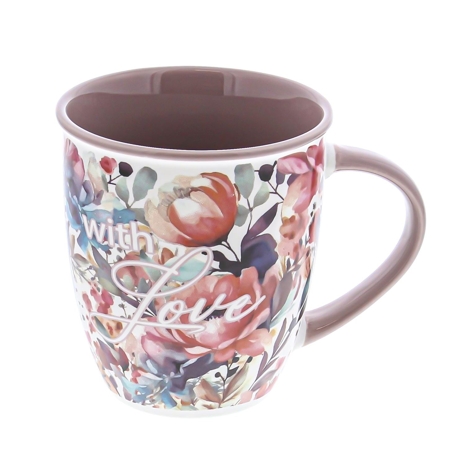 „Flowery“ Mit Liebe mok Engels  - 120*85*100mm - 12 Stück