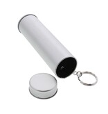 Schlüsselanhänger aus Metallrohr – 12 Stück