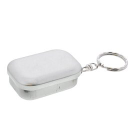 Metal box key ring