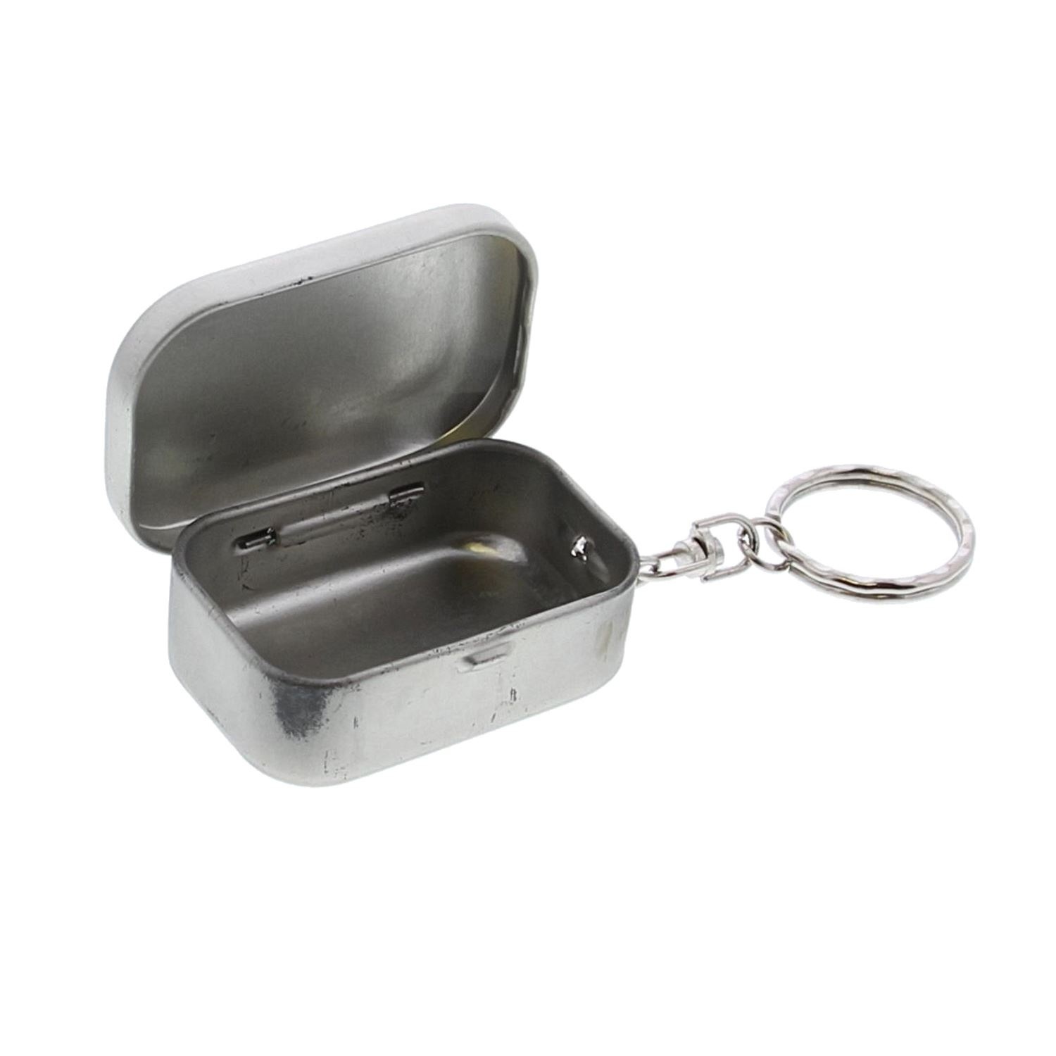 Metallbox-Schlüsselanhänger – 12 Stück