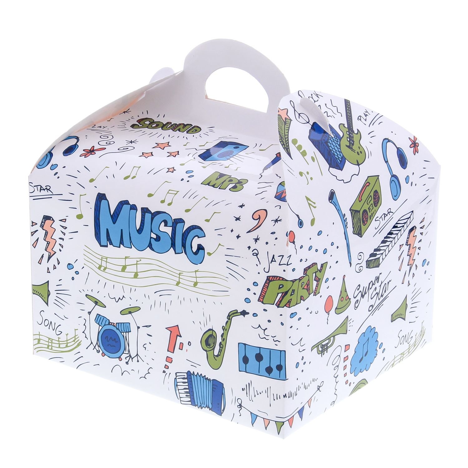 "Papa Music" Sweetbox met handvat Maxi - 24 stuks